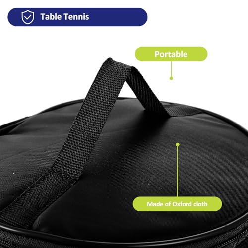 Almacenamiento de tenis de mesa espacioso con cremallera duradera 3