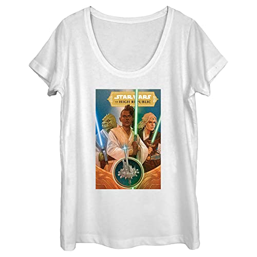 Star Wars Couverture de Héros T-Shirt Femme Col Rond Imprimé Geek