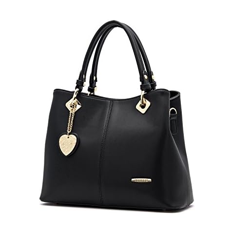 DEERWORD Women's Convertible Faux Leather Tote Cover