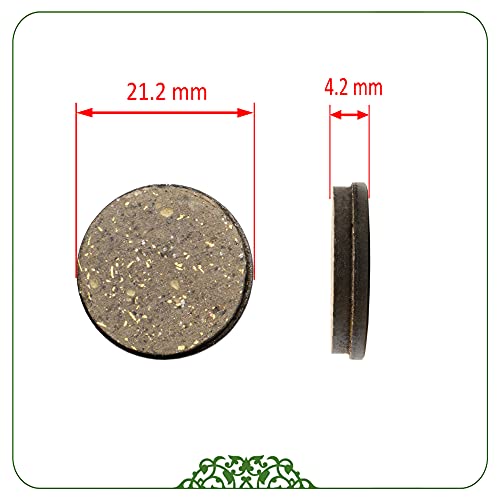 M365Lyon - Brake Pad for Xiaomi M365 Scooter (M365- D21.2mm), Black - Image 4