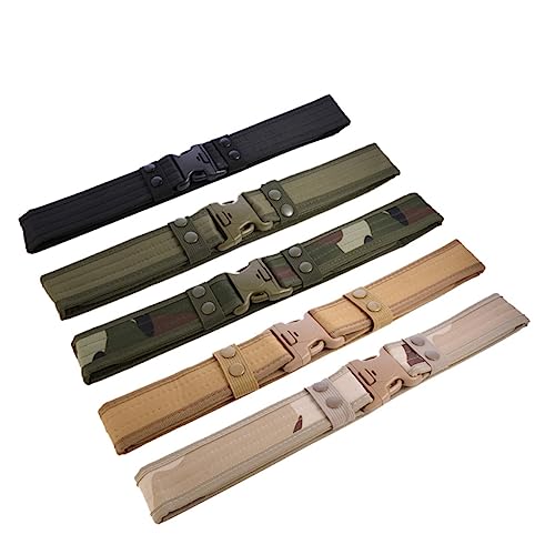 Men's Oxford Cloth Belt with Quick Release Buckle Stylish Waistband for Outdoor Sports and Mountain Climbing Black Color present for Adventure Lovers3