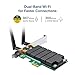 TP-Link AC1200 PCIe WiFi Card(Archer T4E)- 2.4G/5G Dual Band Wireless PCI Express Adapter, Low Profile, Long Range Beamforming, Heat Sink Technology, Supports Windows 11/10/8.1/8/7/XP