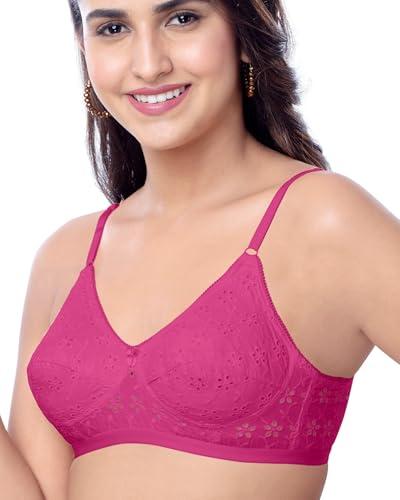Image of Brida Italia Women's Cotton Minimizer Saree Bra - Full Coverage, Comfortable Wear
