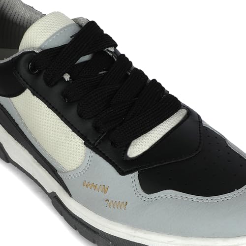 Image of Liberty LEAP7X Black Casual Sneakers for Men