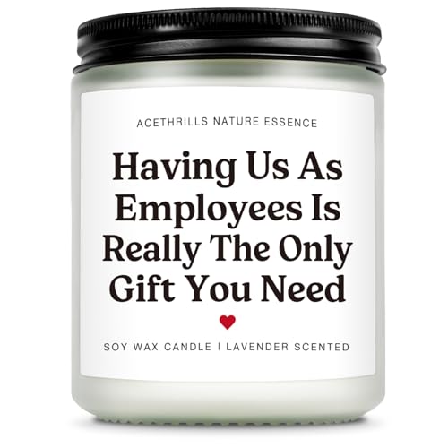 AceThrills Boss Gifts for Women Men, Gifts for Boss Lady Gift for Women Men - 7 Oz Lavender Scented...