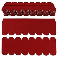 Dachpappe für Vogelhaus Wasserdicht Dachschindeln Selbstklebend Mini Dachschindeln 32stk Dachpappe für Nistkastendach Nistkasten Kaninchenstall Insektenhotel Gartenhaus Briefkastendächer (Rot)