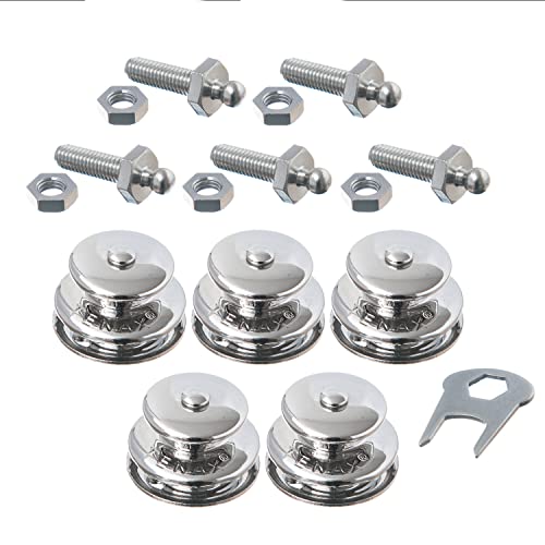 New Marine TENAX 5 Stück Oberteile. Groß + M5x16mm Gewindeschrauben + Schlüssel