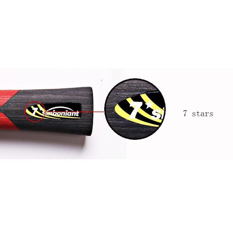 JITEM Ping Pong Paddle, High Performance Professional Table Tennis Paddle, 7-Star Table Tennis Racket for Professional Players and Coaches(Color:B)