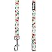 Blueberry Pet 9 Patterns Durable Spring Scent Inspired Floral Rose Print Turquoise Dog Leash 5 ft x 5/8