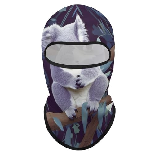 Balaclava de Koala Encantador para Hombres y Mujeres, Máscara Facial Antisolar Transpirable con Cobertura Total de Cabeza para Senderismo, Ciclismo, Correr, Conducción miniatura 7