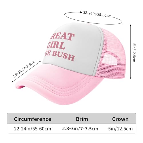 Image of Funny Trucker Hats for Women Hot Pink Funny Gag Baseball Cap for Girls Women Men Hat