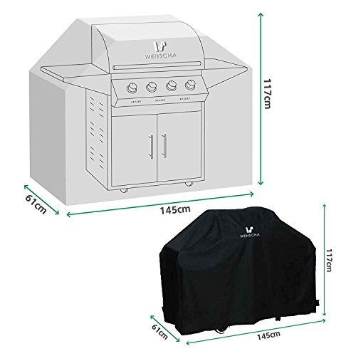 Wenscha Barbecue Copertura (144,8 cm) Impermeabile...