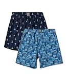 Jockey UB08 Boy's Super Combed Mercerized Cotton Woven Fabric Printed Boxer Shorts (Pack of 2)
