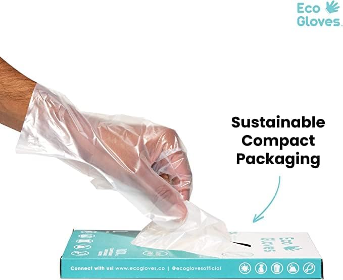 Miniatura 7 de Guantes ecológicos compostables a base de plantas para preparación y limpieza de alimentos