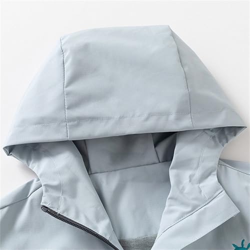 Toddler Girl Fall Clothes Windbreaker Hooded Jackets Lightweight Casual Windproof Jacket with Pockets School Outdoor Outfits2