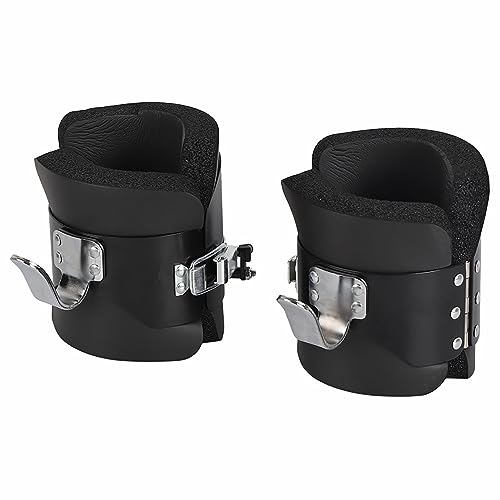Keenso Anti Inversion Boots, Abdominal Sit Up, Hooks Bar Therapy, Core Gym Fitness Exerciser, Fitness Inversion Boots, Improve Posture, Reduce Back Pain Fits Most Chin Up Bars