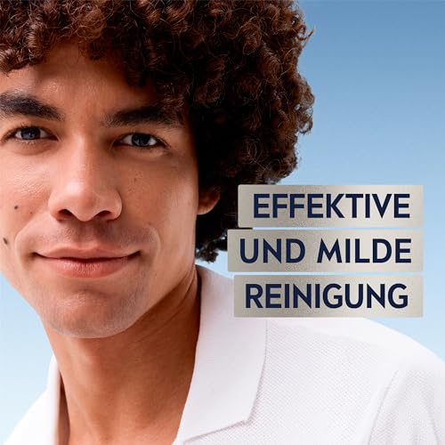 NIVEA MEN Sensitive Waschgel, sanftes Reinigungsgel für empfindliche Männerhaut, beruhigende Gesichtsreinigung zur Linderung von Hautirritationen (100 ml)