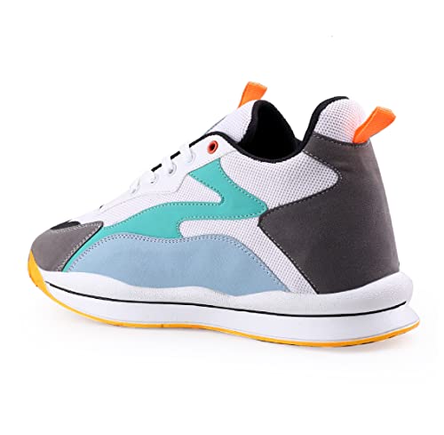 Image of BXXY Men's 3 Inch Hidden Height Increasing Casual Sports Lace-Up and Outdoor Shoes.