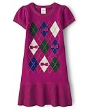 Gymboree,and Toddler Short Sleeve Sweater Dresses,Preppy Argyle,8