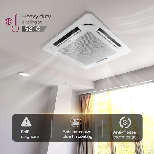 Image of Godrej 2 Ton 2 Star Inverter Cassette AC, New Launch, 1 Year Comprehensive Warranty with 5-in-1 Convertible Cooling, 360 Cooling, Anti Freeze Protection (AC 2.0T TR CIC 24M2TG WA 4)