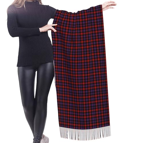 Clan Broun Clan Brown Tartan Cashmere Fringe Scarf Autumn And Winter Scarves The Most Soft Classic2
