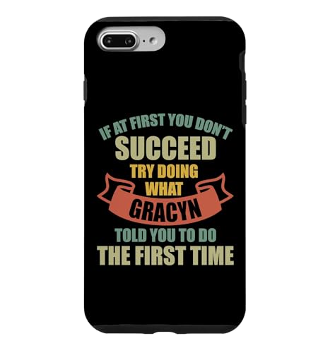 GRACYN ���O����V���c GRACYN �t�@�[�X�g�l�[�� �X�}�z�P�[�X iPhone 7 Plus/8 Plus �p