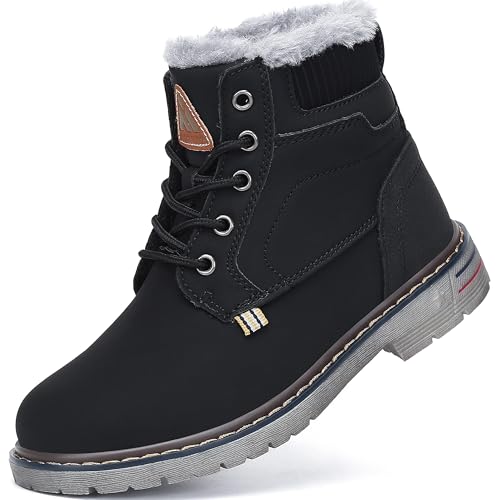 Mishansha Winterschuhe Kinder Wasserdicht Winterstiefel Jungen...
