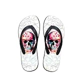 MedusaABCZeus Zapatos de Playa y Piscina,Chanclas Hombre, Zapatillas de Calavera de...
