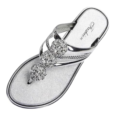 DFEK Ladies Diamante Sandals for Summer Cover