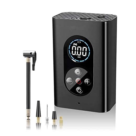 AOKBON Compresor Aire Eléctrico Portátil 150PSI 20L/min Inflador Ruedas Coche con Power Bank Portátil LCD Digital con Función de Presión Preestablecida para Bicicletas Motos Coches Pelotas