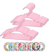 GoodtoU Baby Hangers for Closet Kids Hangers Chlid Hangers Nursery Hangers Infant Hangers Pink 60...