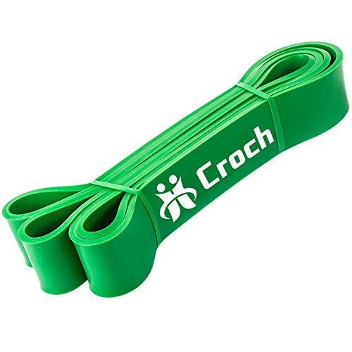 Croch Deporte Gomas Elasticas Power Band Bandas de Resistencia de látex Natural, Resistencia y Apoyo para dominadas con guía de Ejercicios, Entrenamiento de Fuerza y Desarrollo Muscular