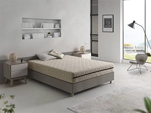 DORMISSIMO-Matelas-Naturel-Ressorts-ensaches-90X190-Organic-Terra-Epaisseur-25-CM-100-Coton-et-Lin-Dehoussable