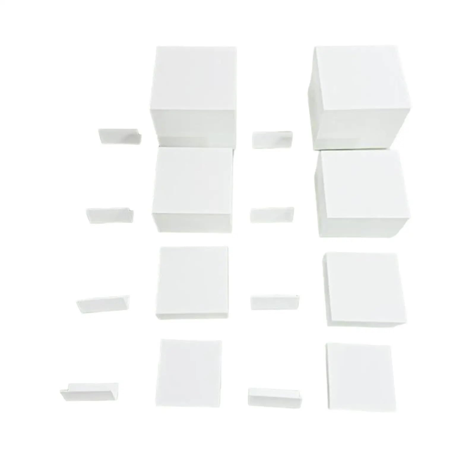 Zymjzbetic Buffet Riser 8 Pieces Cube Display Box Riser Stand for Buffet Table Nesting for Food Catering Collectibles Cake Jewelry for Food Display