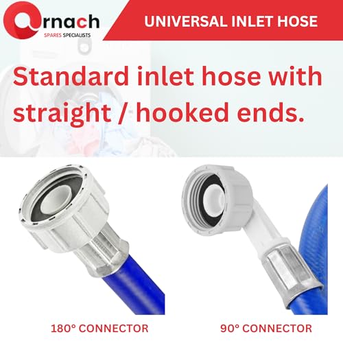 ORNACH® Premium Washing Machine Hose Connector | Washing Machine Pipe Extension | Dishwasher Hose Extension| Washing Machine Coldwater Inlet Hose | Dishwasher (Cold Fill Hose (2.5m)) - Image 2