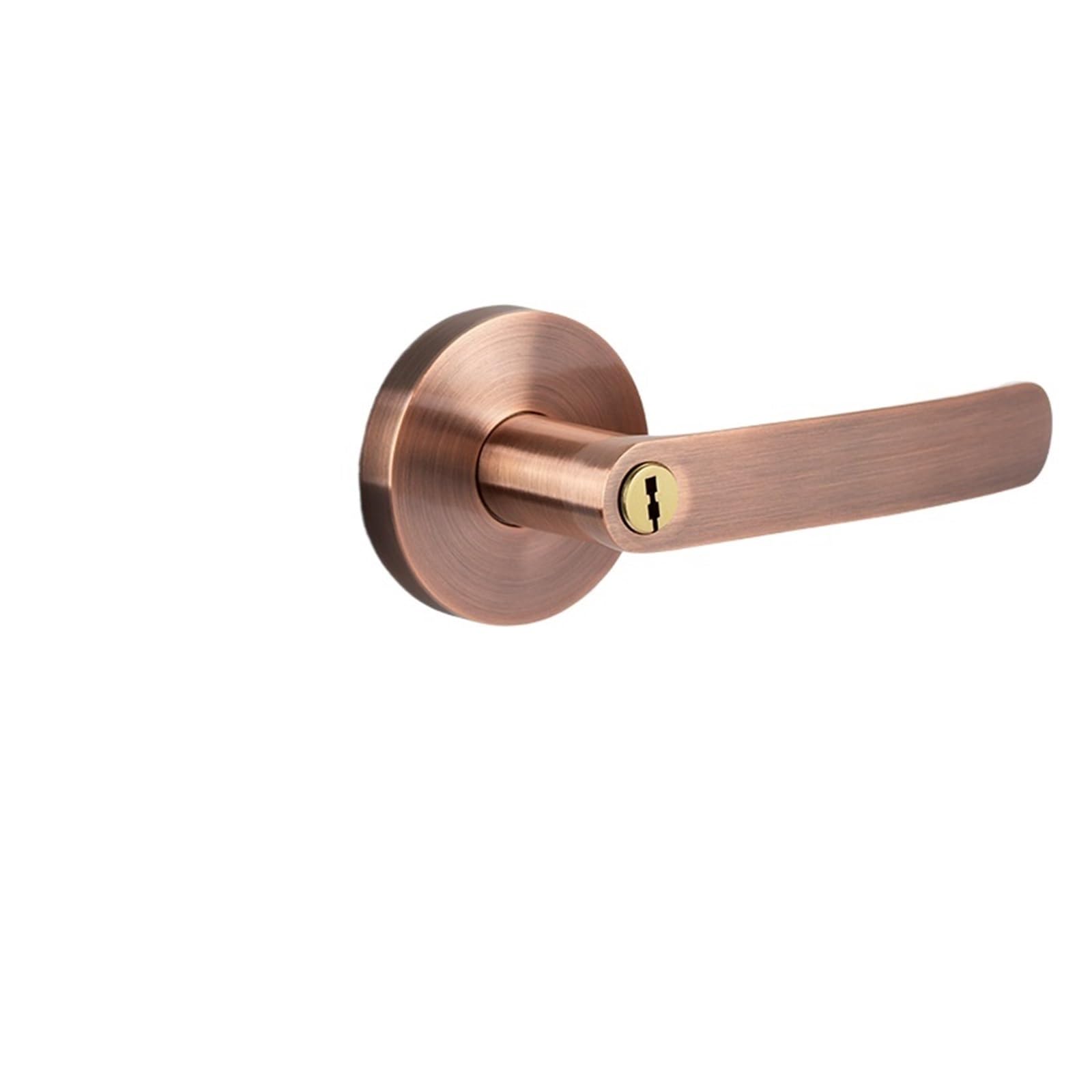 Serrure de porte de salle de bain rouge résolvant les blocages de clé