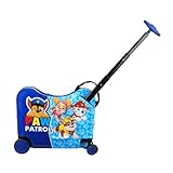 Bioworld Paw Patrol Ride-On 18" Suitcase For Kids & Toddlers
