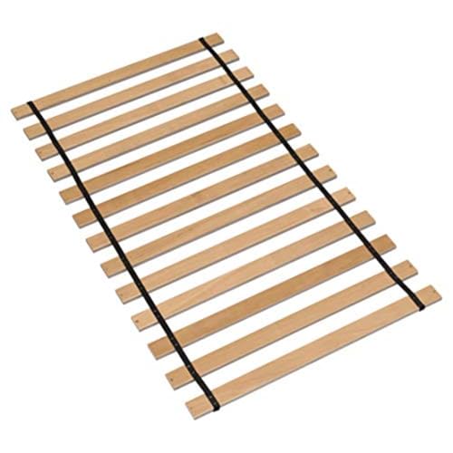 Signature Design by Ashley Twin Wooden Bunkie Board Roll Slats, .56 Inch Mattress Support
