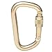 VENNSDIYU Arrampicata Carabiner Robusta Articoli Sportivi Multiuso Arredamento per Sport all'aperto Accessori per campeggi Cazzicineria Moschettone riparabile, Gold