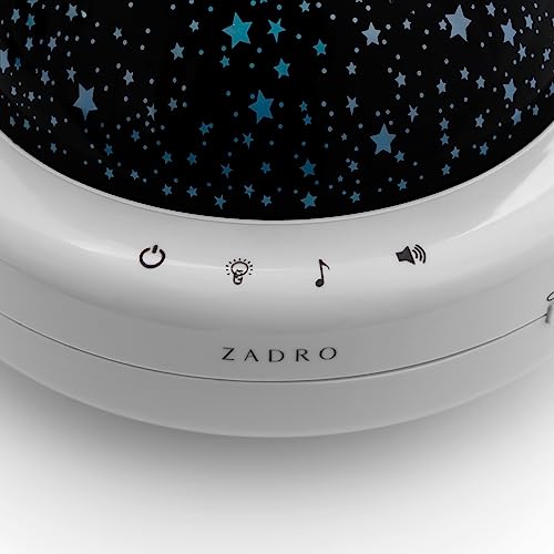 Zadro lámpara de noche LED proyector estrellado gris miniatura 3