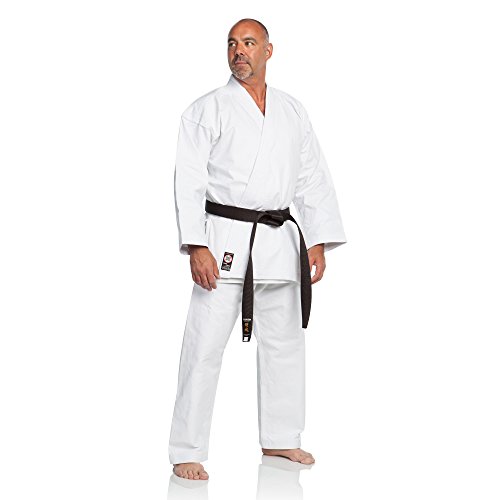 Ronin Brand Super Heavyweight 16oz. Karate Gi (White, 4)