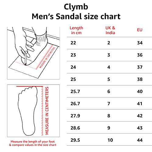 CLYMB Men Phylon|Ultralightweight|Comfort|Summer Trendy|Outdoor daily use Floaters Sandals