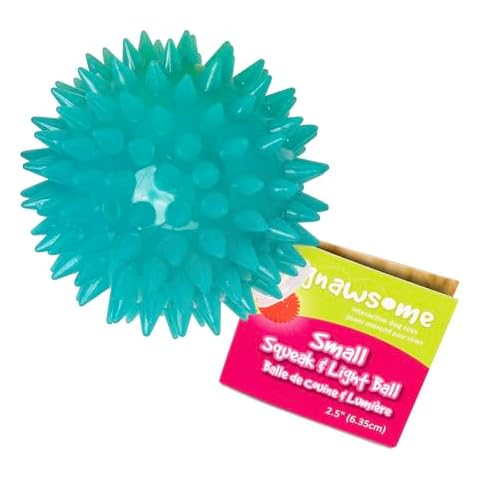 Gnawsome Squeak and Light Football,Multicolor,2.5",10010, 1 Count Cover