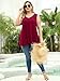 LARACE Plus Size Tank Tops for Women V Neck T Shirts Summer Sleeveless Tunic Tops Loose Fit Flowy Blouse(1X,Wine Red)
