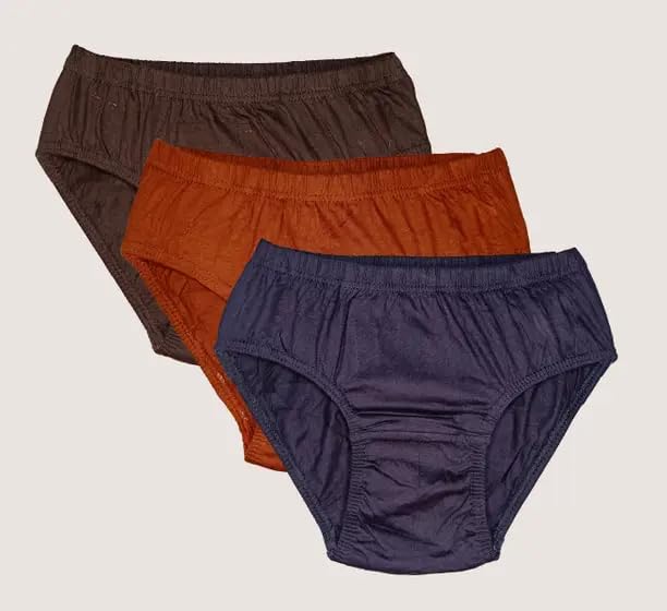 louis craft Men's Cotton Brief Underwear, Pack of 3, Multicolor-picture-53