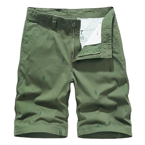 Short cargo pour homme stretch de travail coupe baggy confortable taille XXXXL vert