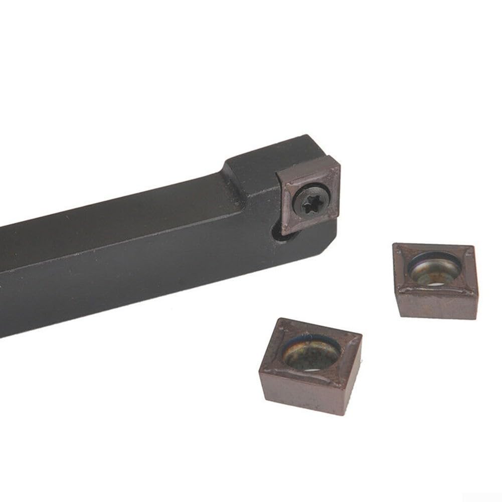 ZAMETTER Porte-Outil Tour SCLCR1212H09 12x100mm Avec 10 Inserts Carbure CCMT09T304