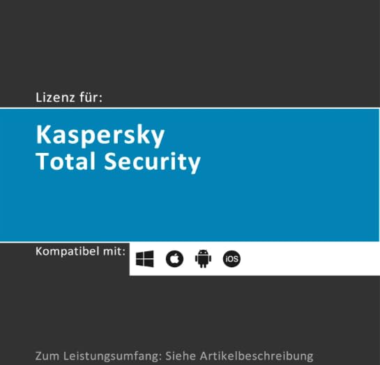 Lizenz per E-Mail für Kaspersky Total Security Premium | 2026 | 1-10 Gerät(e) | 1-2 Jahr(e) | originale Vollversion | PC/Mac/Android | Lizenzcode per E-Mail (i. d. R. in von 24 Std.) von softwareGO