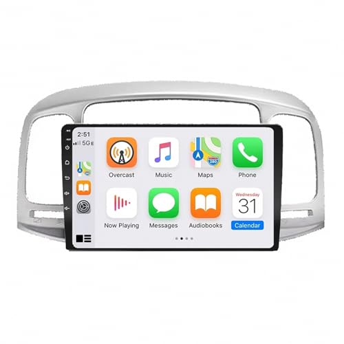 Carplay inalámbrico para Hyundai Azera Grandeur, pantalla táctil con GPS y 64G
