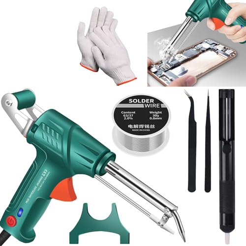 Fer à souder GLIART, pistolet, 60 watts, chauffage externe et envoi automatique, pour la réparation de circuits imprimés